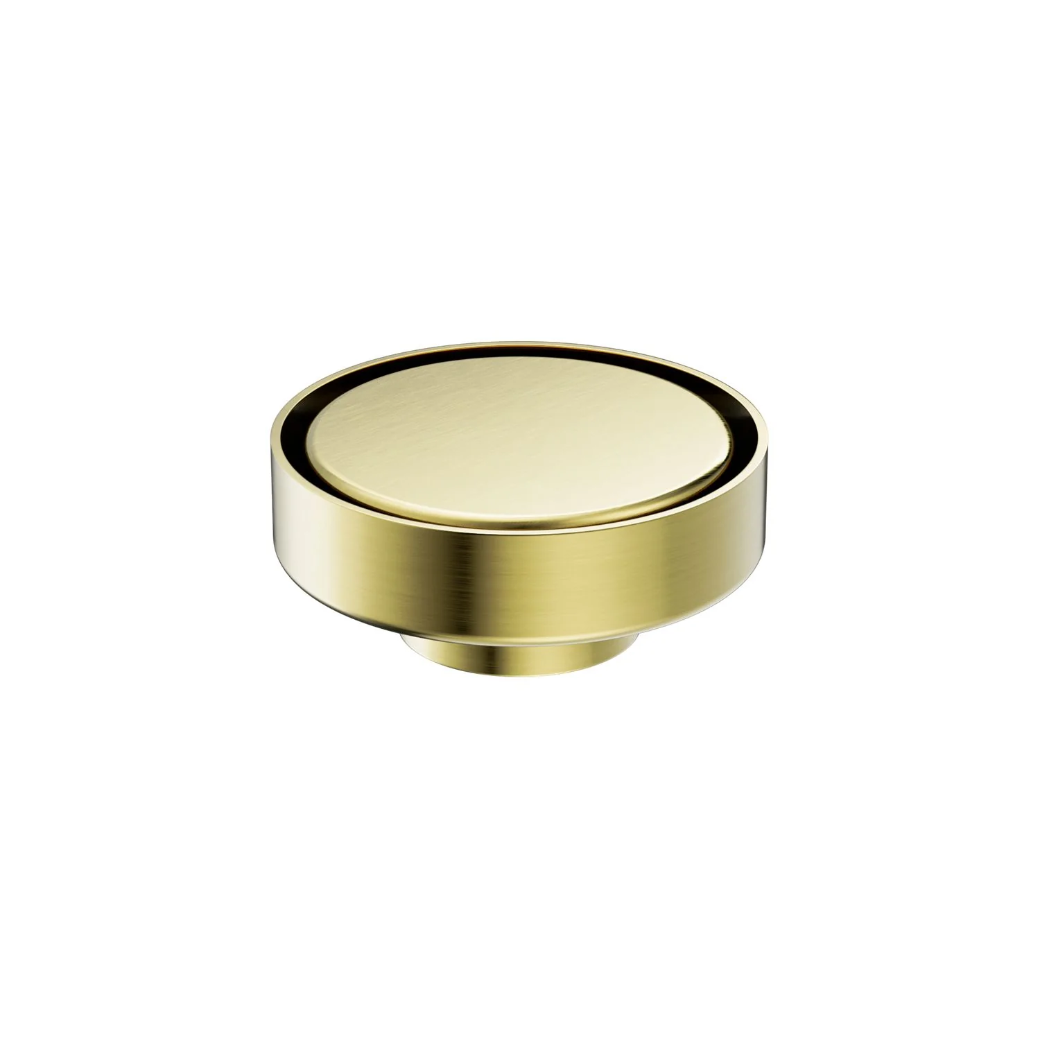 Nero 100mm Round Tile Insert Floor Waste 50mm Outlet - Brushed Gold - Image 2