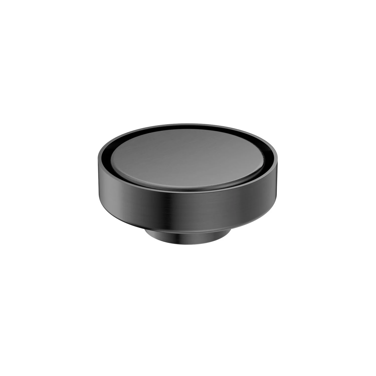 Nero 100mm Round Tile Insert Floor Waste 50mm Outlet - Gun Metal - Image 2