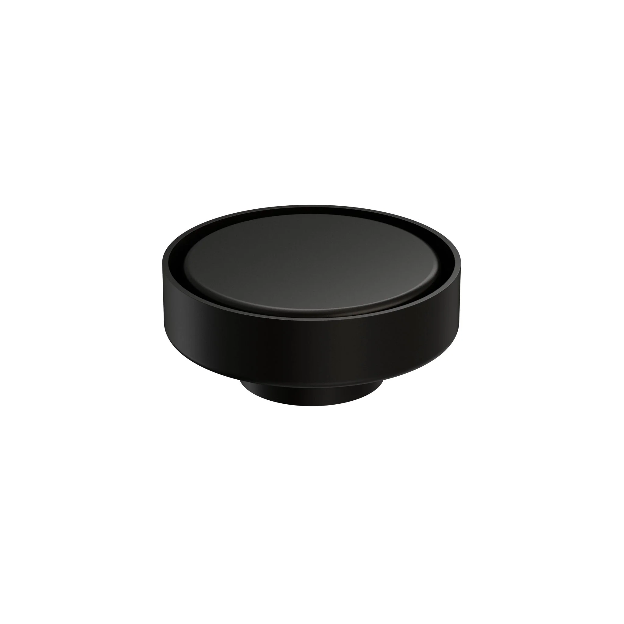 Nero 100mm Round Tile Insert Floor Waste 50mm Outlet - Black Matte - Image 2