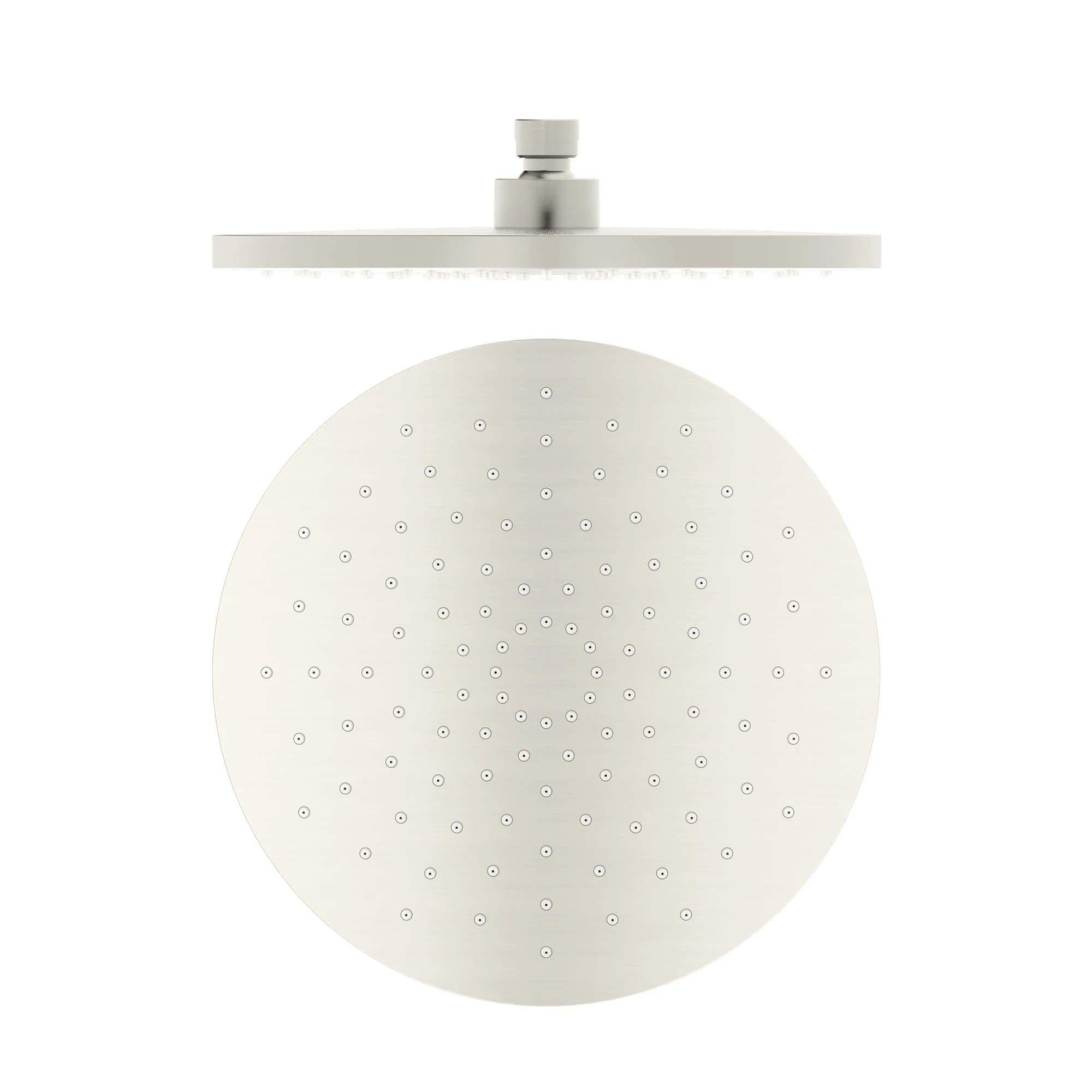 Nero 250mm Abs Round Shower Head - Brushed Nickel