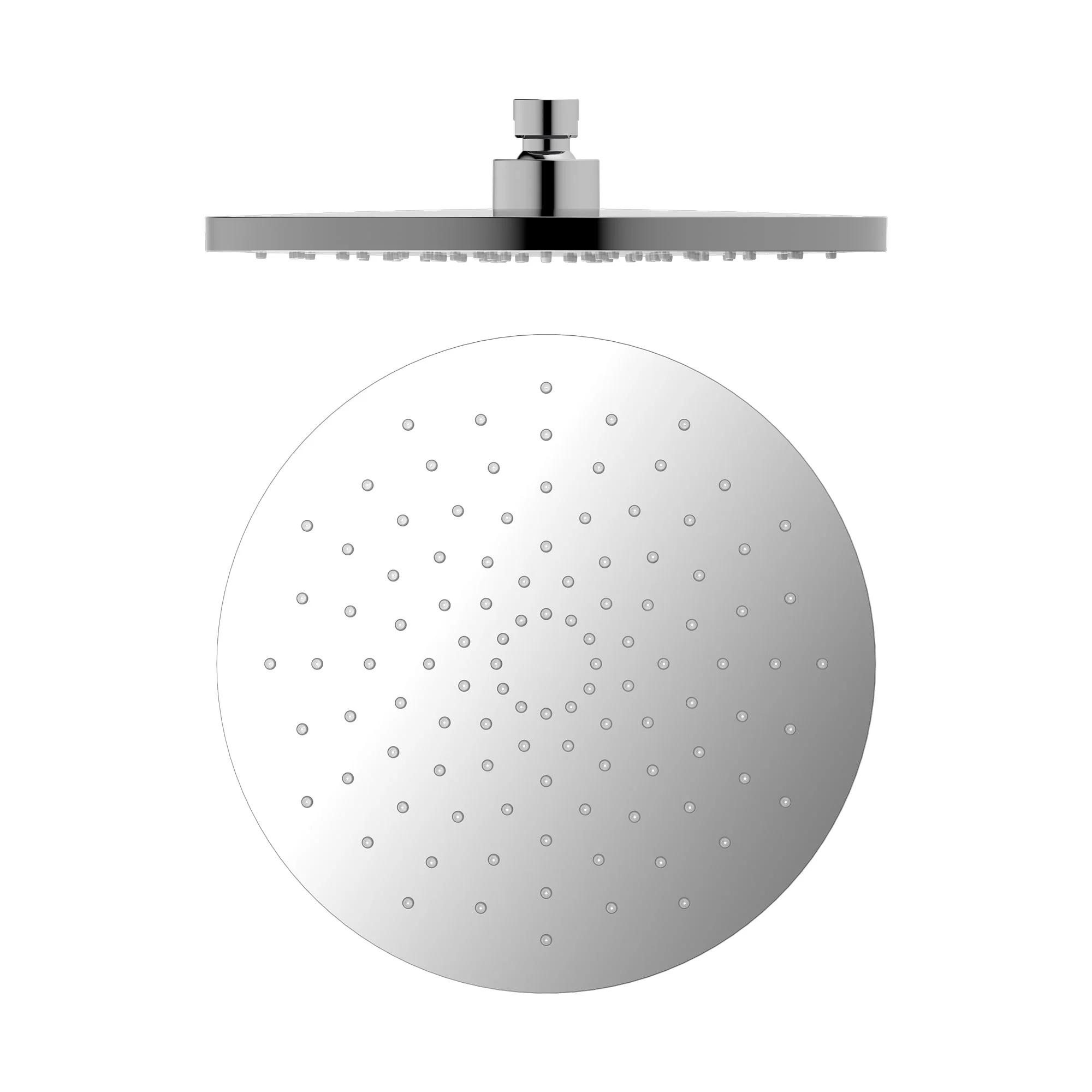 Nero 250mm Abs Round Shower Head - Chrome