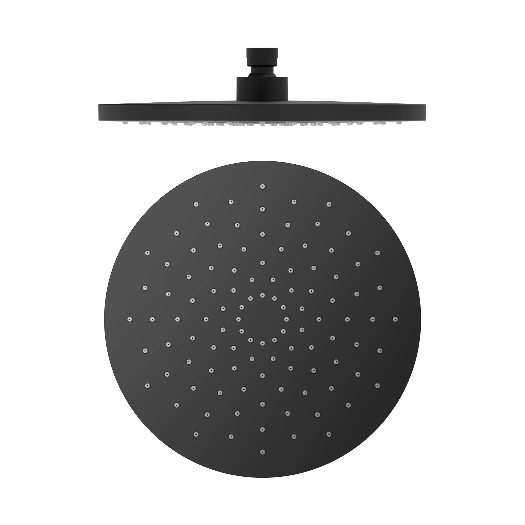 Nero 250mm Abs Round Shower Head - Black Matte