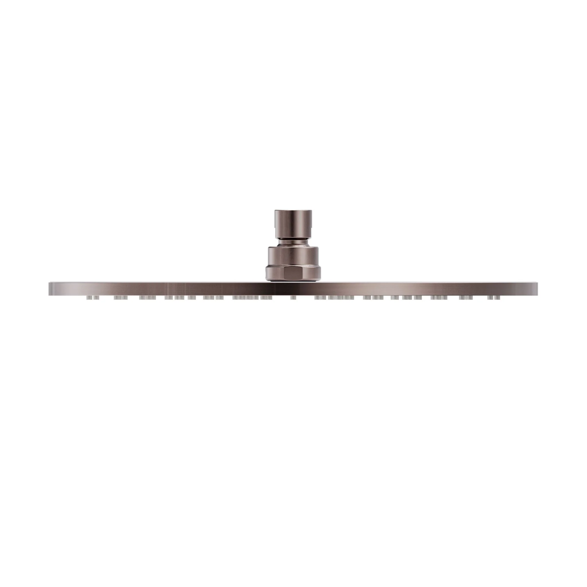 Nero 300mm Round Shower Head - Brushed Bronze - Image 2