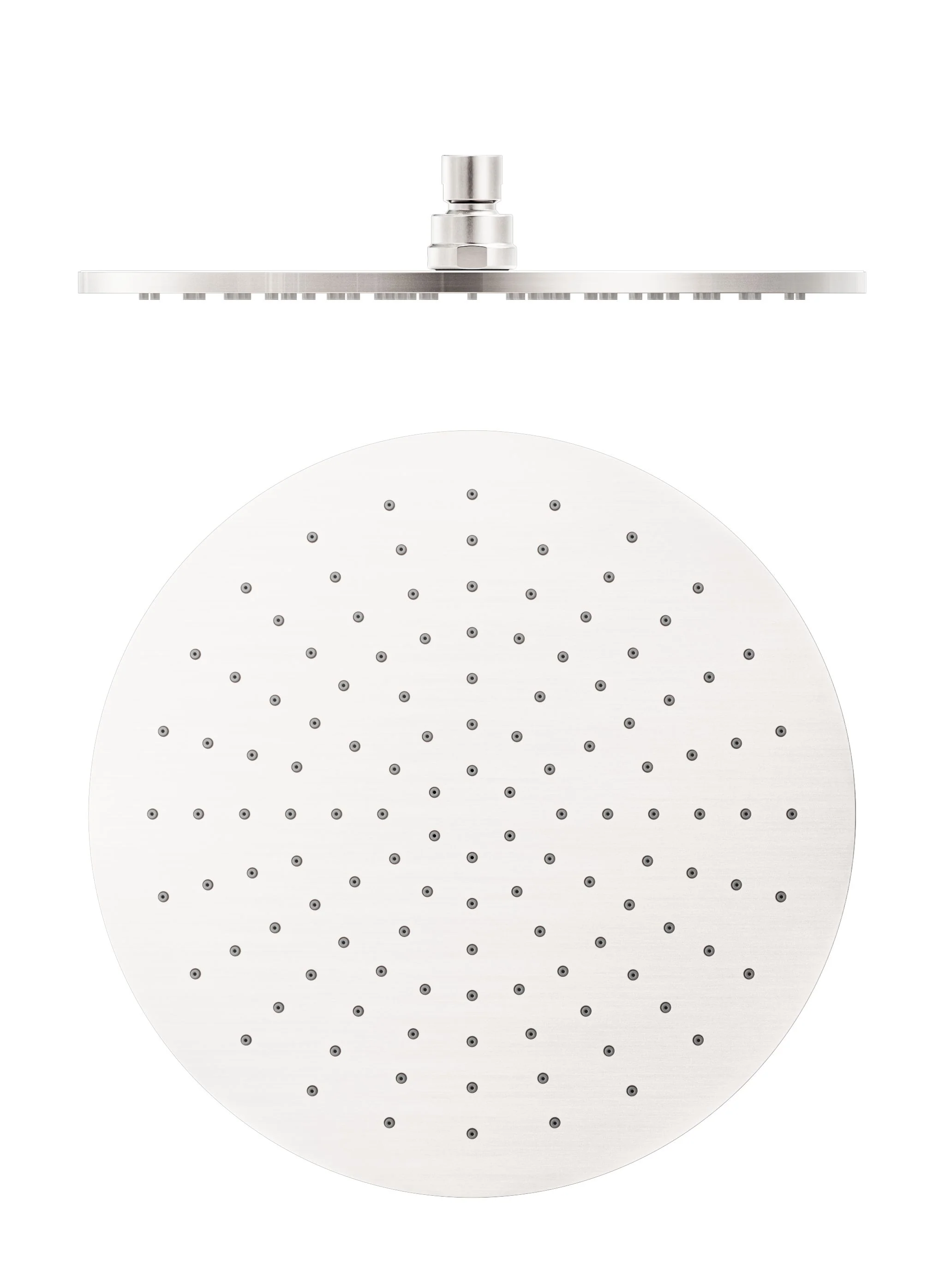 Nero 300mm Round Shower Head - Brushed Nickel