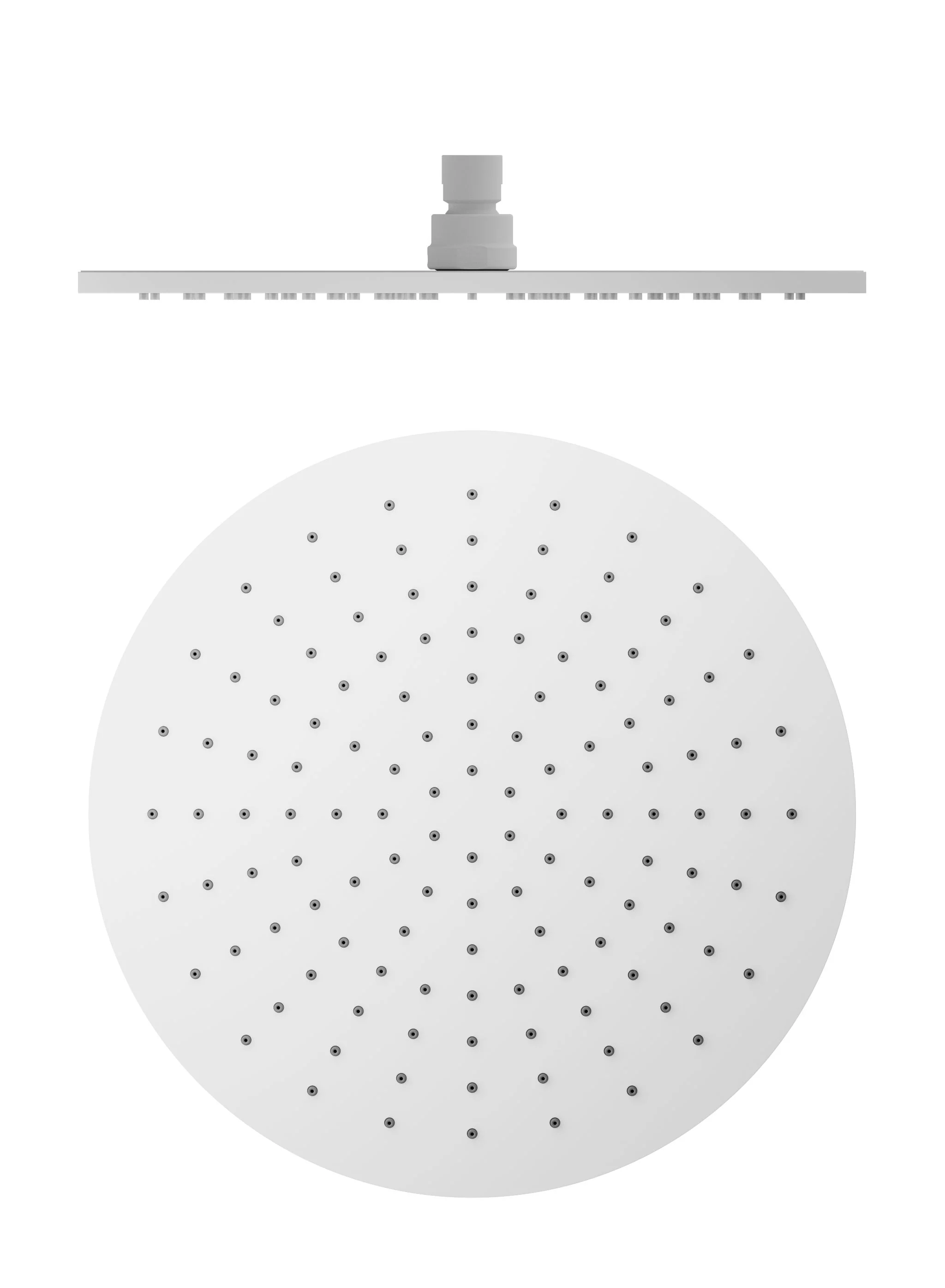 Nero 300mm Round Shower Head - White Matte