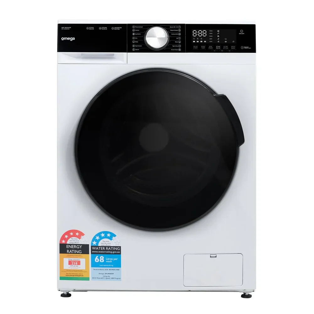 Omega 8kg Front Load Washing Machine