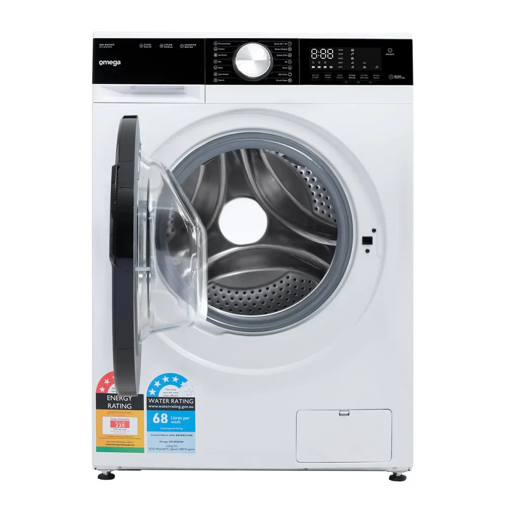 Omega 8kg Front Load Washing Machine - Image 2