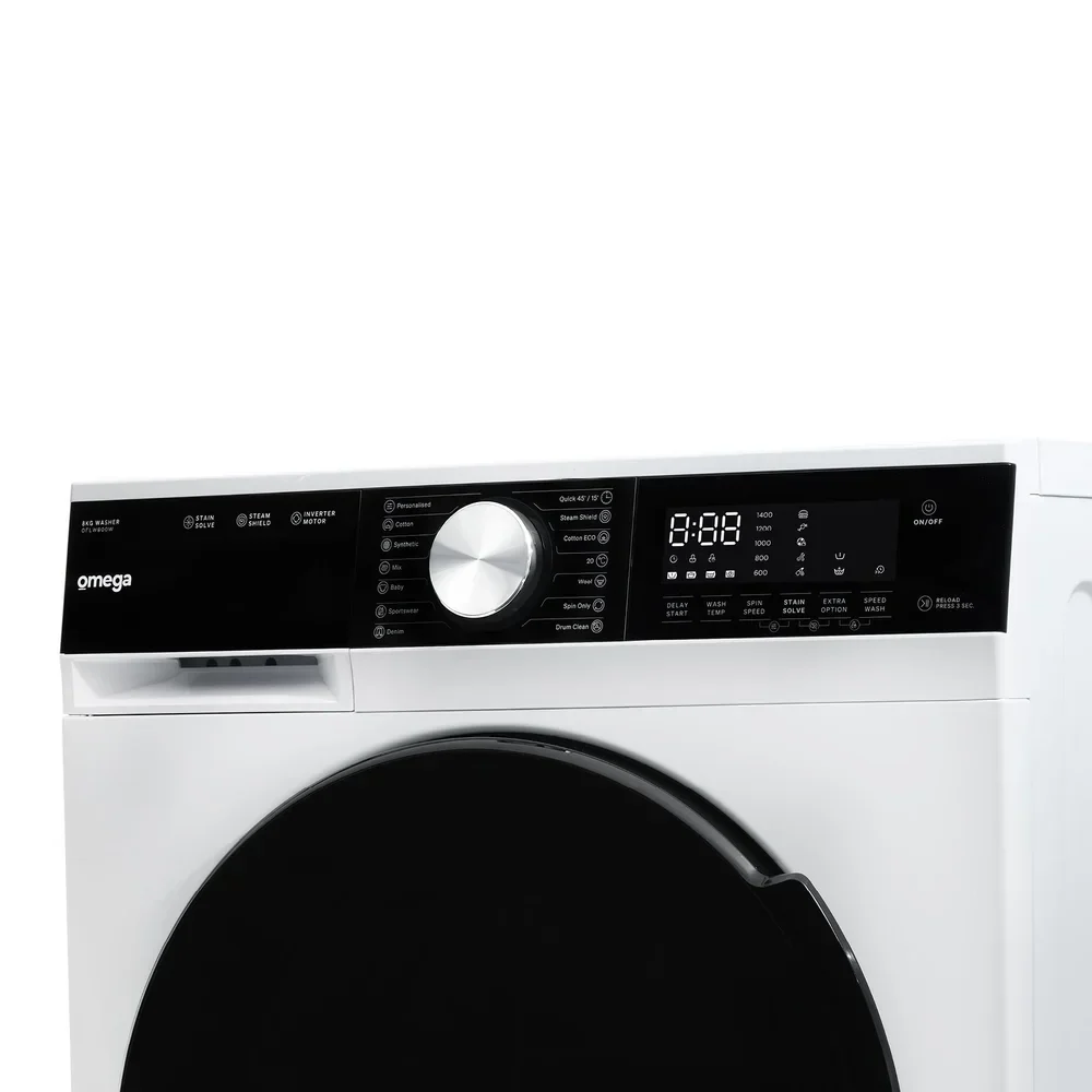 Omega 8kg Front Load Washing Machine - Image 4