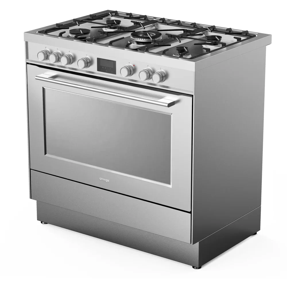 Omega 90cm Freestanding Dual Fuel Cooker - Image 2