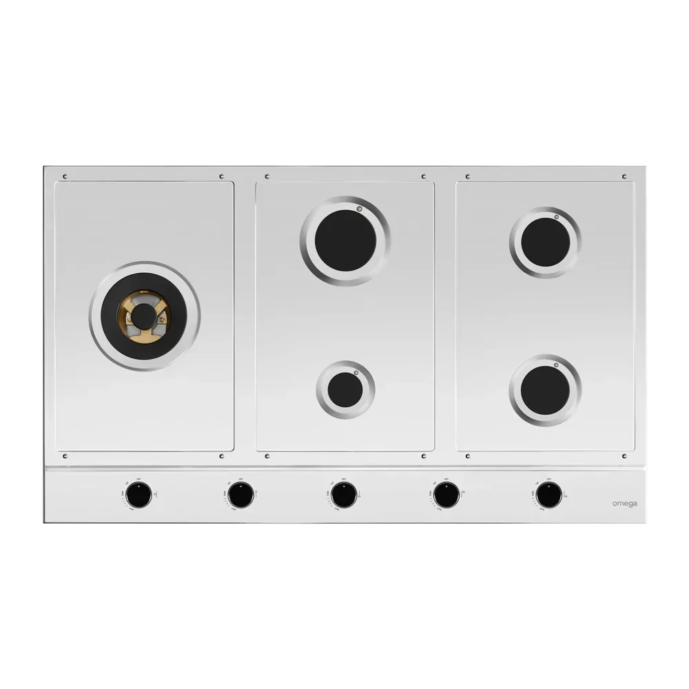 Omega 90cm Gas Cooktop Stainless Steel - Image 6