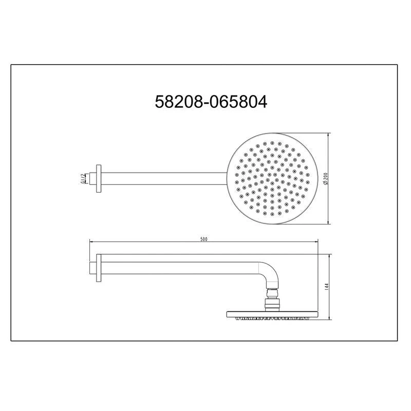 Abey Park Avenue Horizontal Shower - Brushed Nickel - Image 2