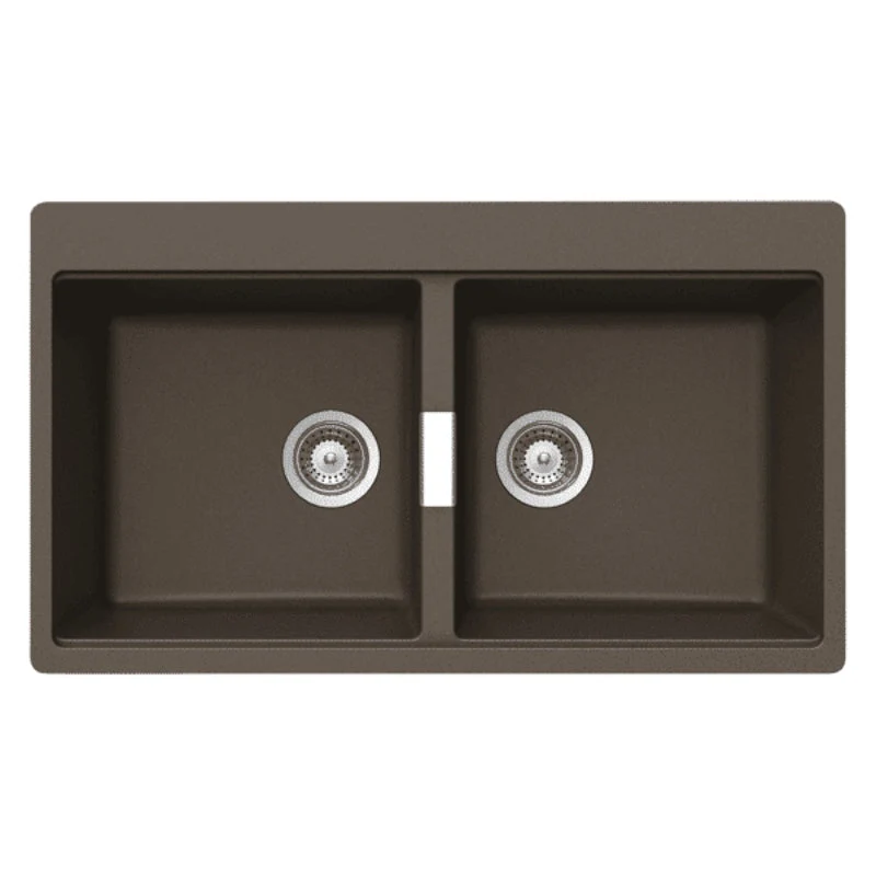 Abey Schock Double Bowl - Stone