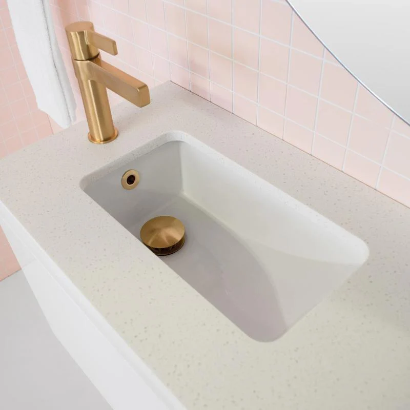 ADP Bo Undermount Ceramic Basin - White Gloss