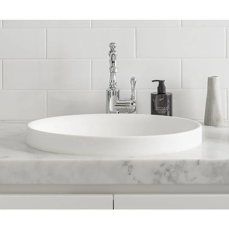 ADP Dignity 495mm x 365mm x 130mm Semi Inset Solid Surface Basin - Image 2