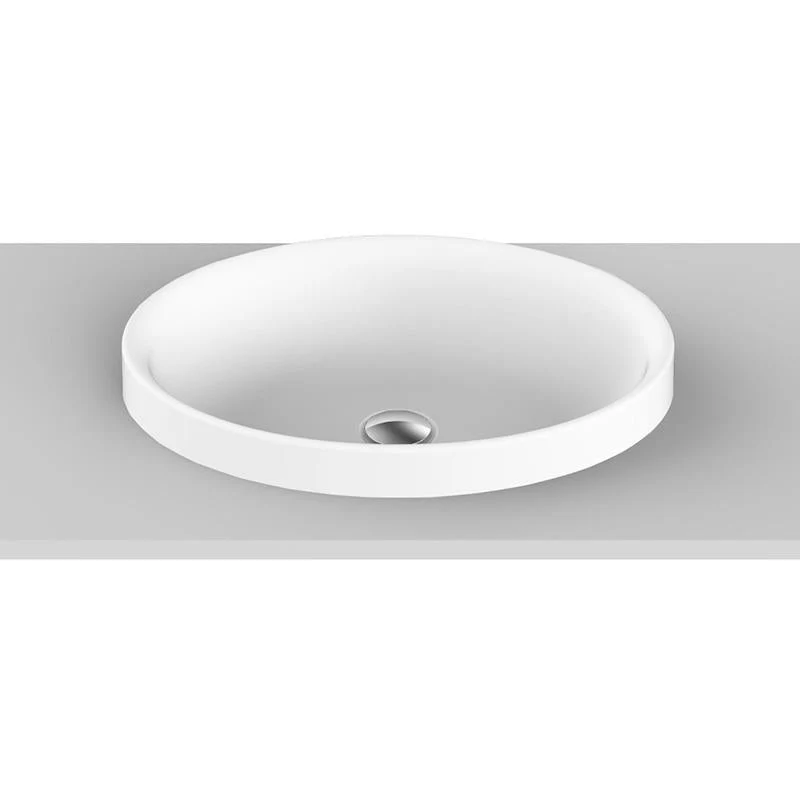 ADP Dignity 495mm x 365mm x 130mm Semi Inset Solid Surface Basin - Image 3