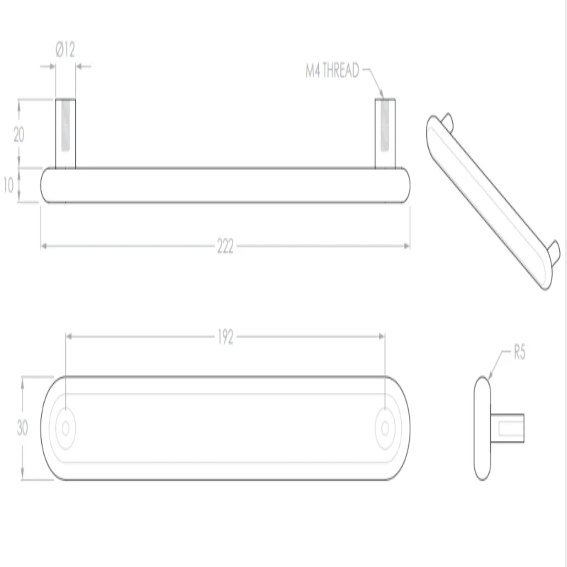 ADP Eden 222mm Handle - Blossoming - Image 3