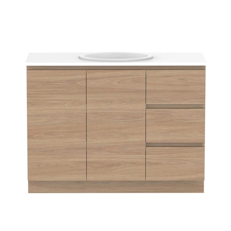 ADP Glacier Door & Drawer Trio Freestanding Vanity - Lite - Image 12