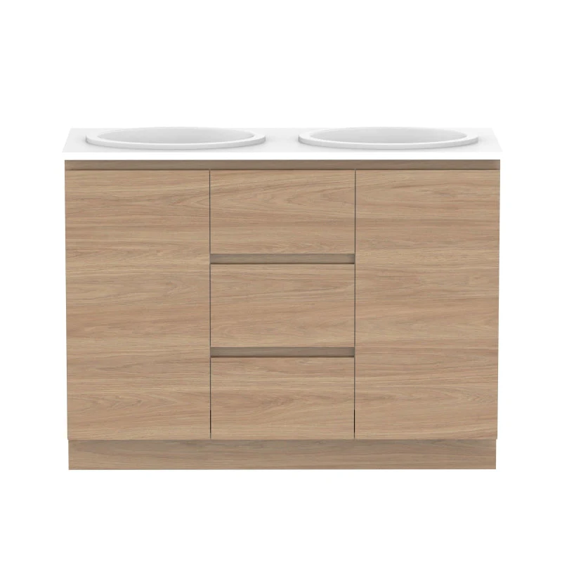ADP Glacier Door & Drawer Trio Freestanding Vanity - Lite - Image 14