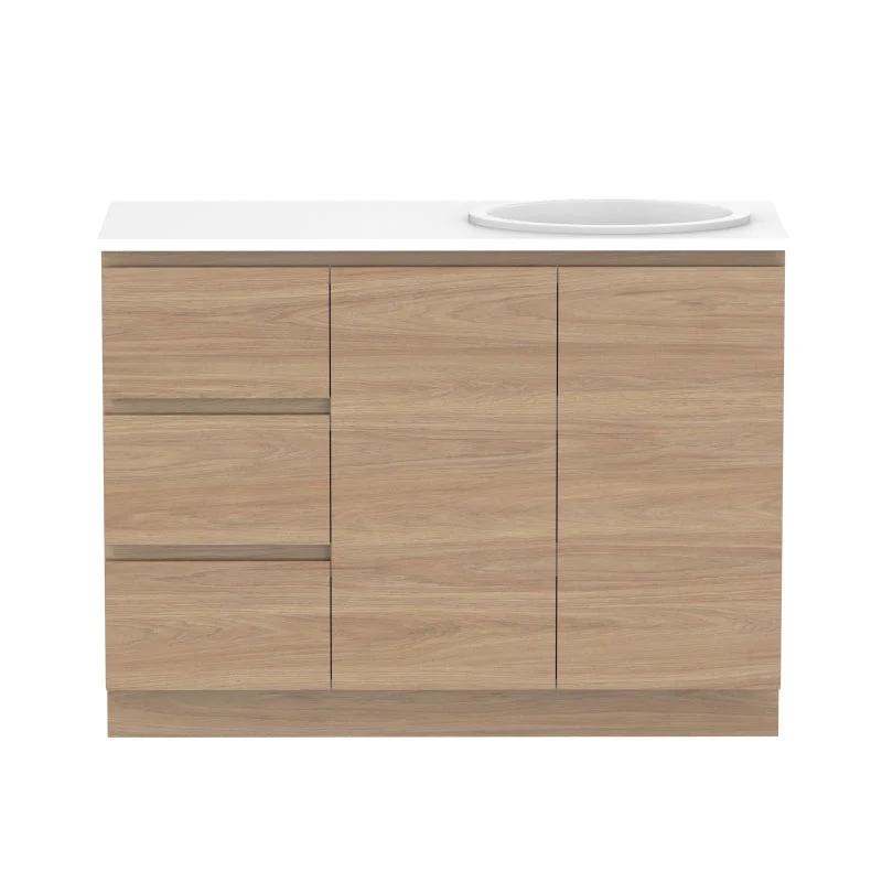 ADP Glacier Door & Drawer Trio Freestanding Vanity - Lite - Image 15