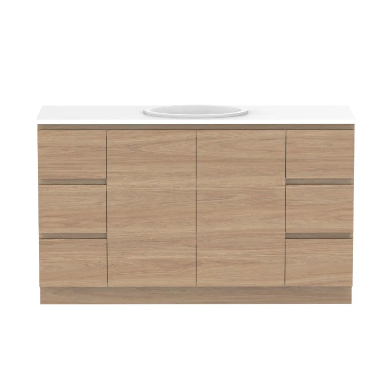 ADP Glacier Door & Drawer Trio Freestanding Vanity - Lite - Image 16