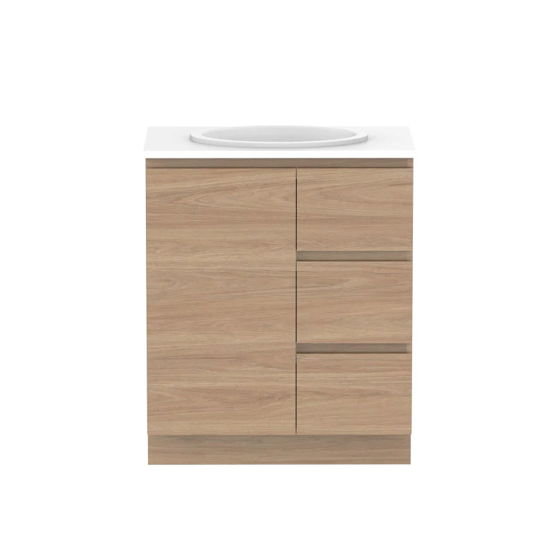 ADP Glacier Door & Drawer Trio Freestanding Vanity - Lite - Image 3