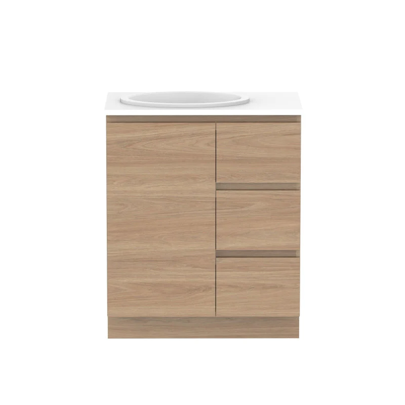 ADP Glacier Door & Drawer Trio Freestanding Vanity - Lite - Image 4