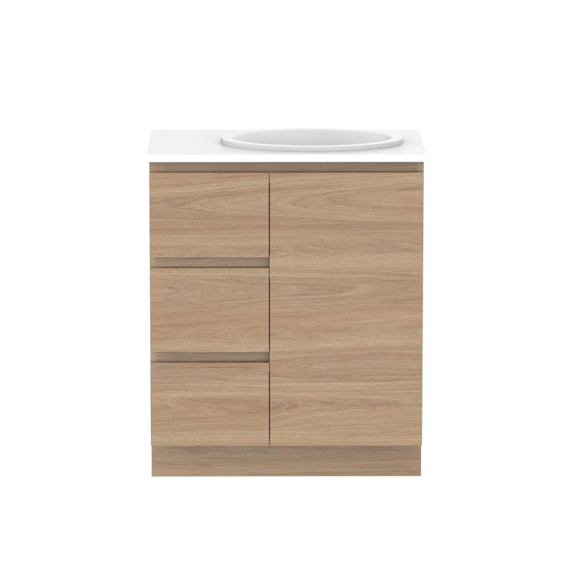 ADP Glacier Door & Drawer Trio Freestanding Vanity - Lite - Image 5