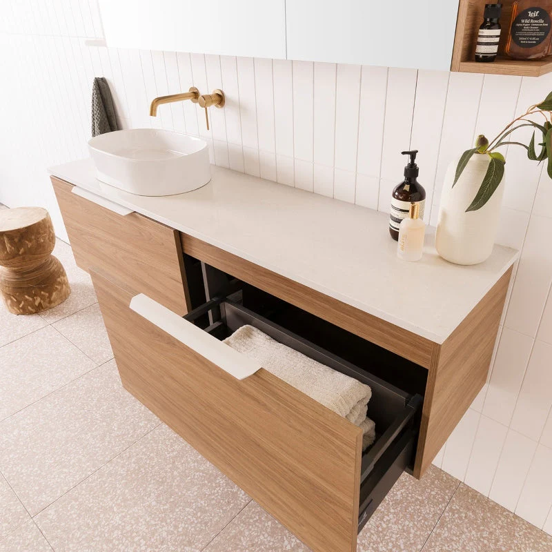 ADP Glacier Ensuite All-Drawer Slim Wall Hung Vanity - Lite - Image 3