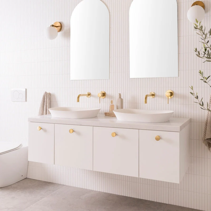 ADP Glacier Door & Drawer Slim Wall Hung Vanity - Pro