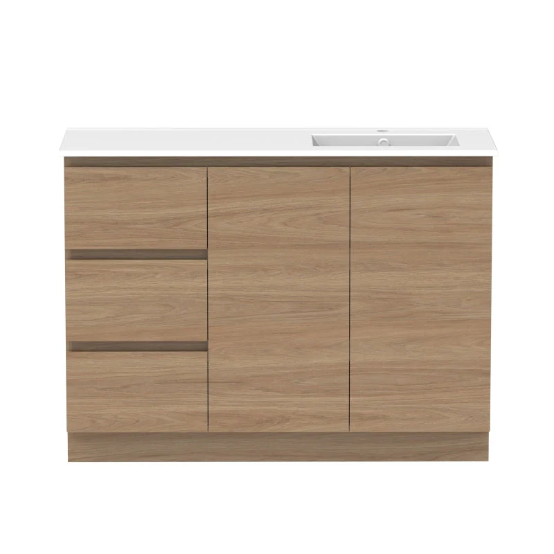 ADP Glacier Door & Drawer Trio Freestanding Vanity & Moulded Top - Lite - Image 10