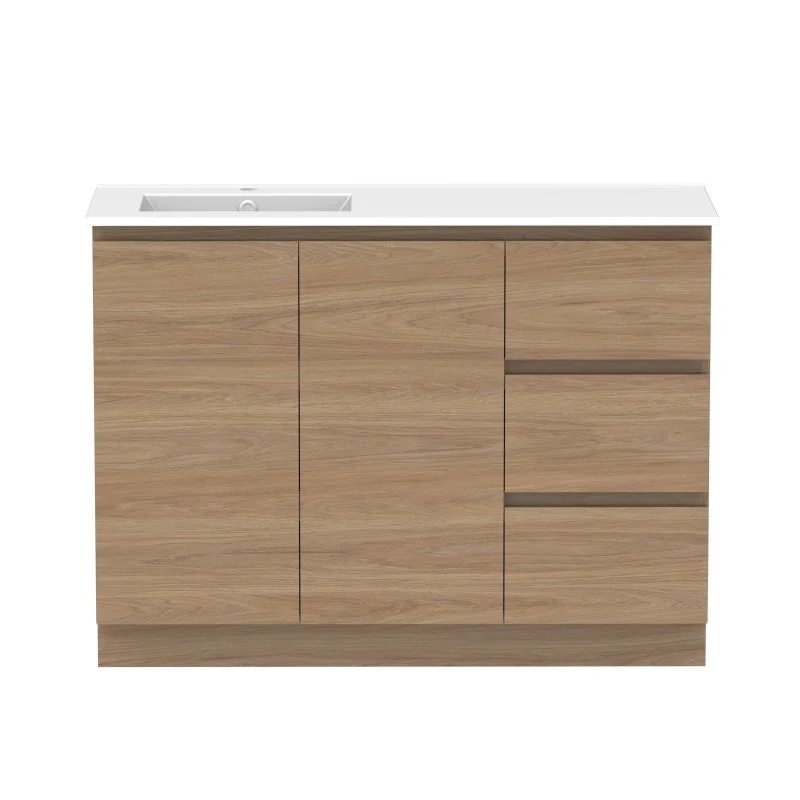 ADP Glacier Door & Drawer Trio Freestanding Vanity & Moulded Top - Lite - Image 9
