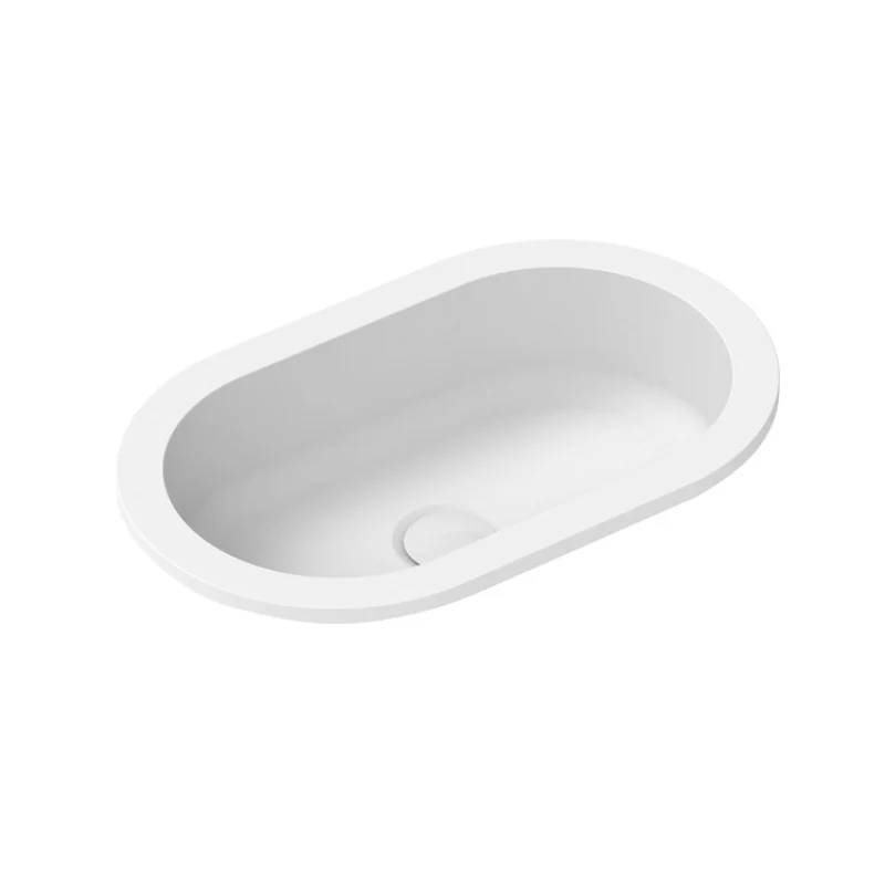 ADP Isla 450mm Solid Surface Inset Basin - White - Image 2