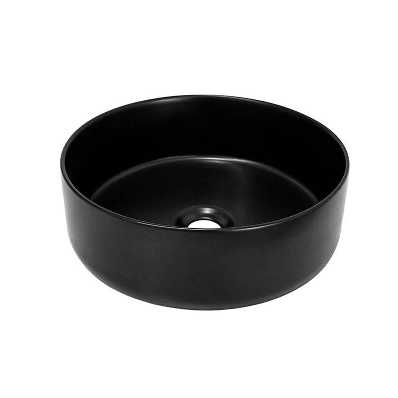 ADP Margot 360MM X 130MM Ceramic Above Counter Basin - Black Matte