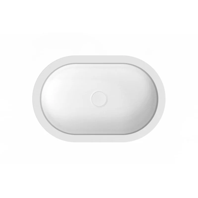 ADP Mila 545mm Solid Surface Inset Basin - White - Image 3