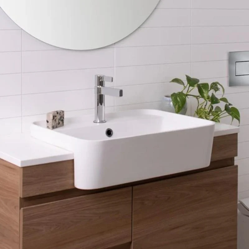 ADP Miya 550 Semi-Recessed Solid Surface Basin - Image 2