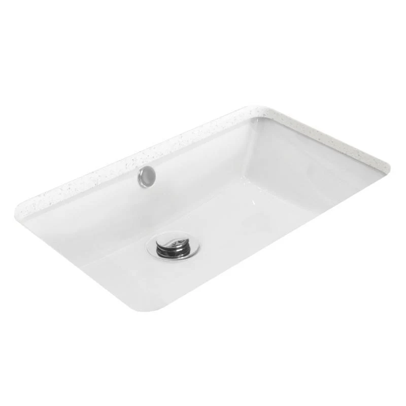 ADP Nesa Undermount Ceramic Basin - White Gloss - Image 2