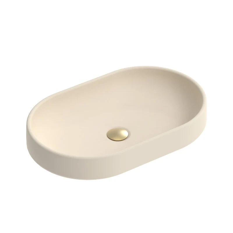 ADP Norma Concrete Above Counter Basin - Butter