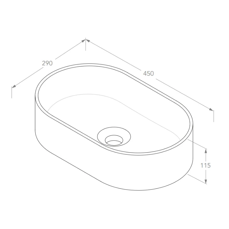 ADP Patty Ceramic Above Counter Basin - Image 7