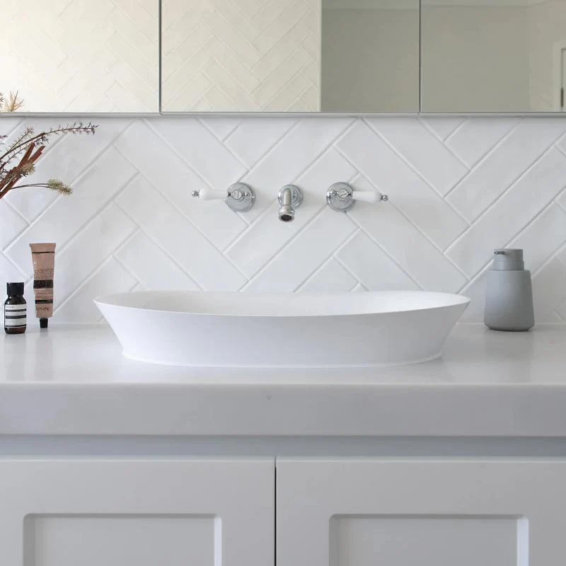 ADP Rise Semi Inset Cast Marble Basin