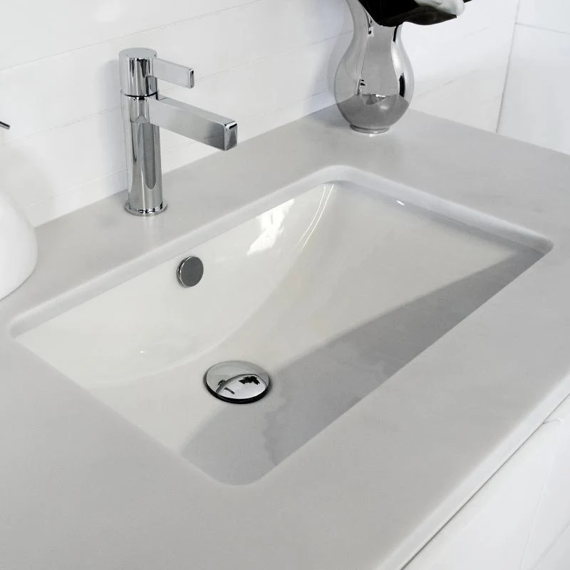 ADP Scoop Undermount Ceramic Basin - White Gloss