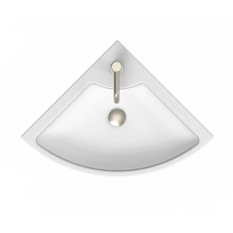 ADP Square Corner Wall Hung Basin - Image 3