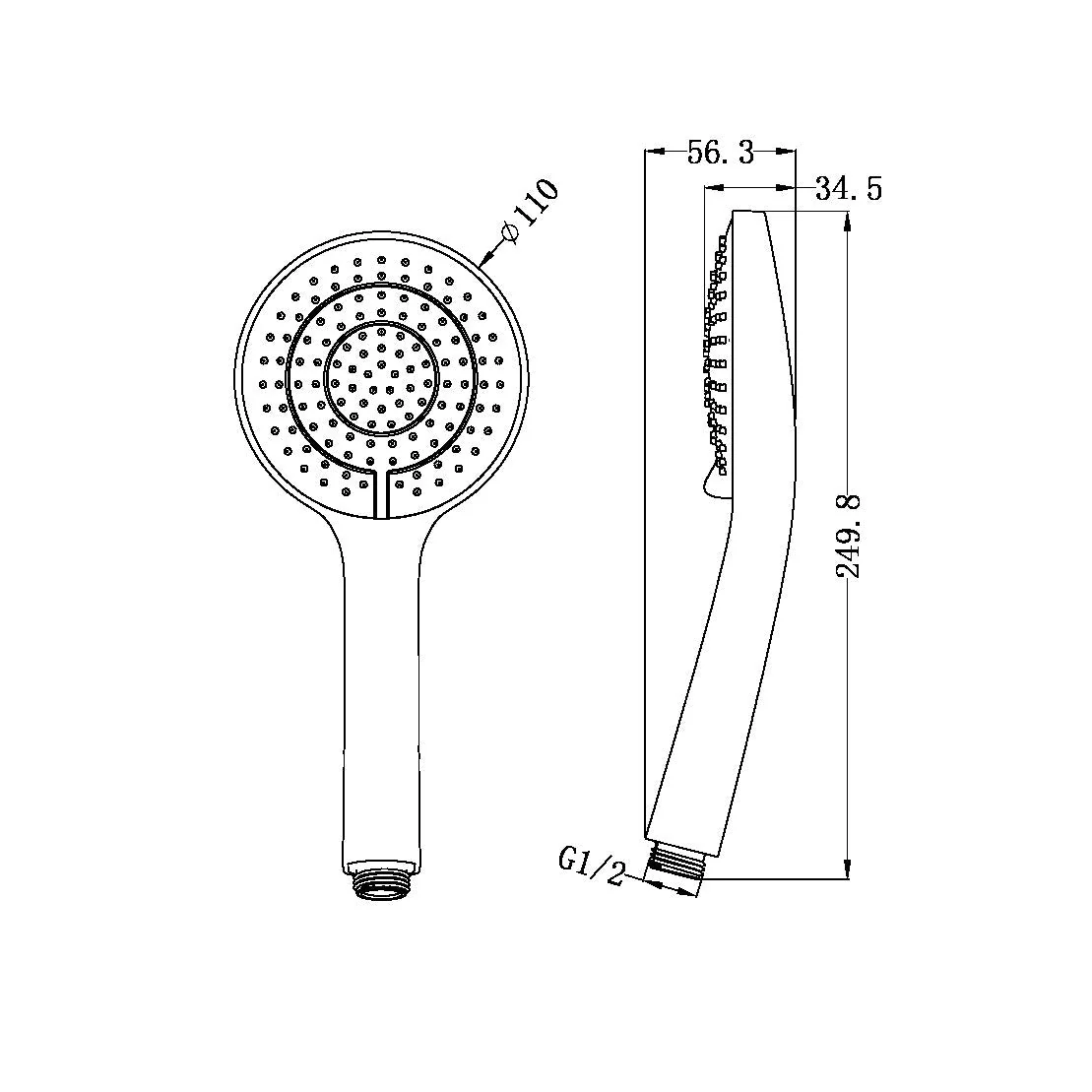 Nero Air Hand Shower - Chrome - Image 2