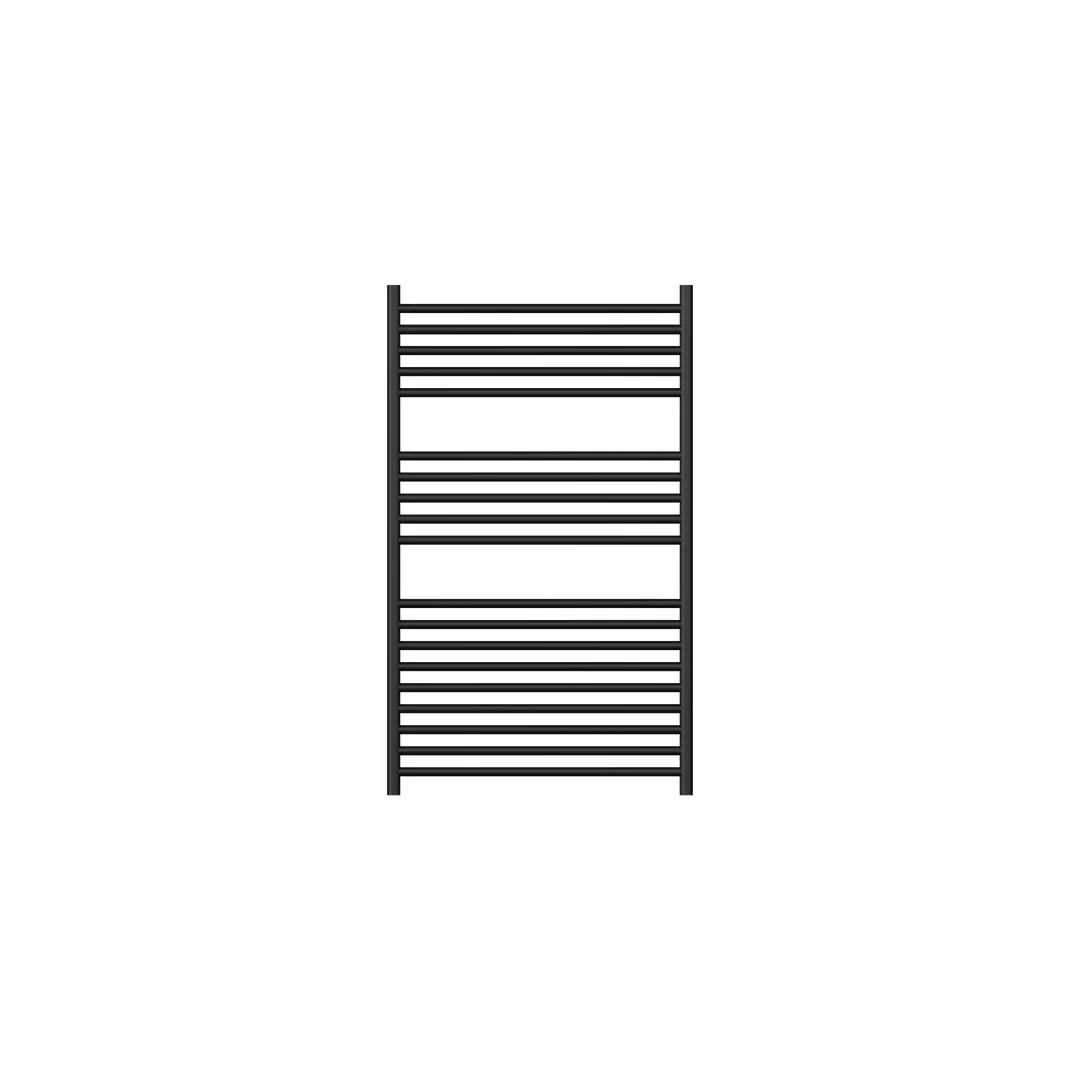 Linsol Allegra 19 Bar Wide Heated Towel Rail - Matte Black - Image 4