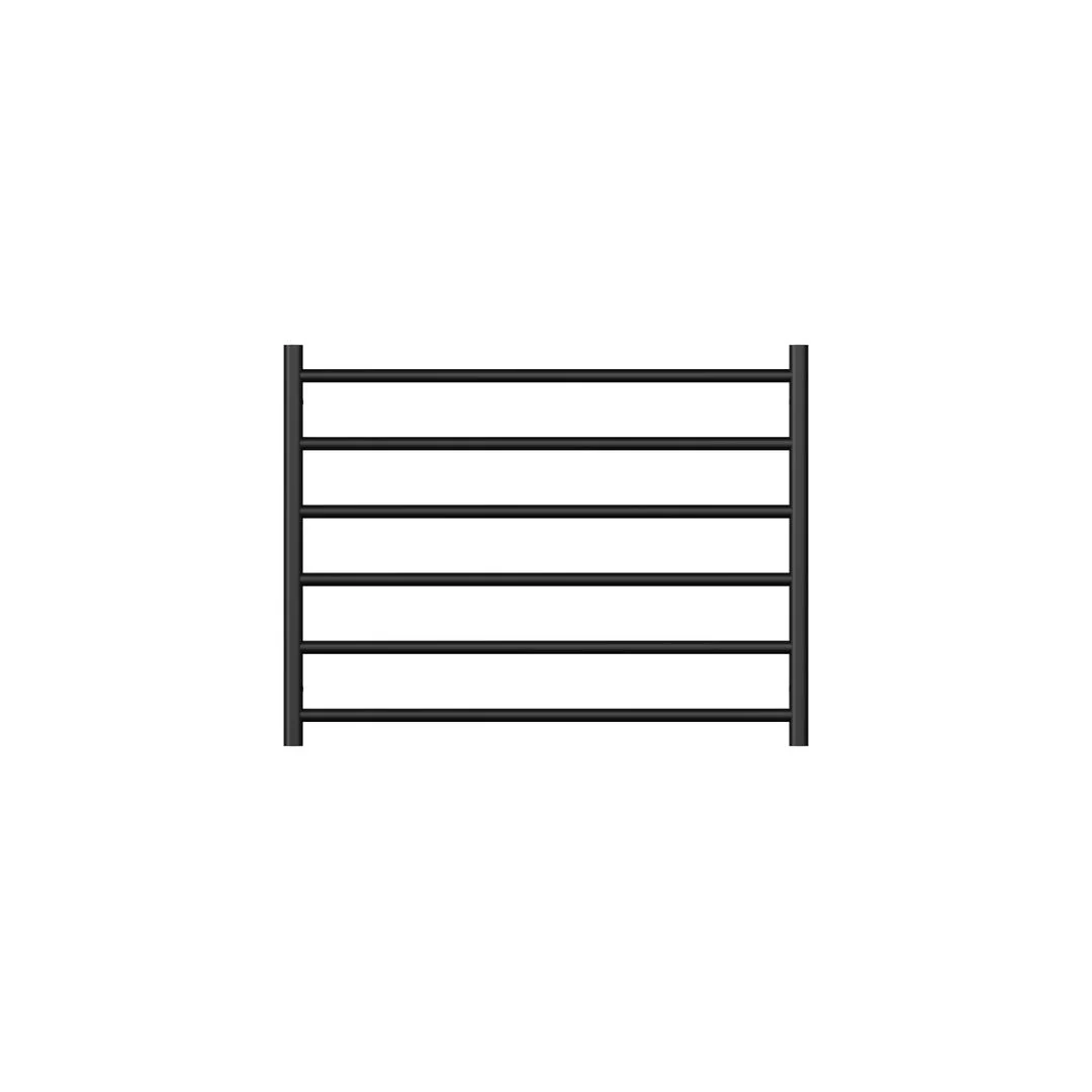 Linsol Allegra 6 Bar Wide Heated Towel Rail - Matte Black - Image 2