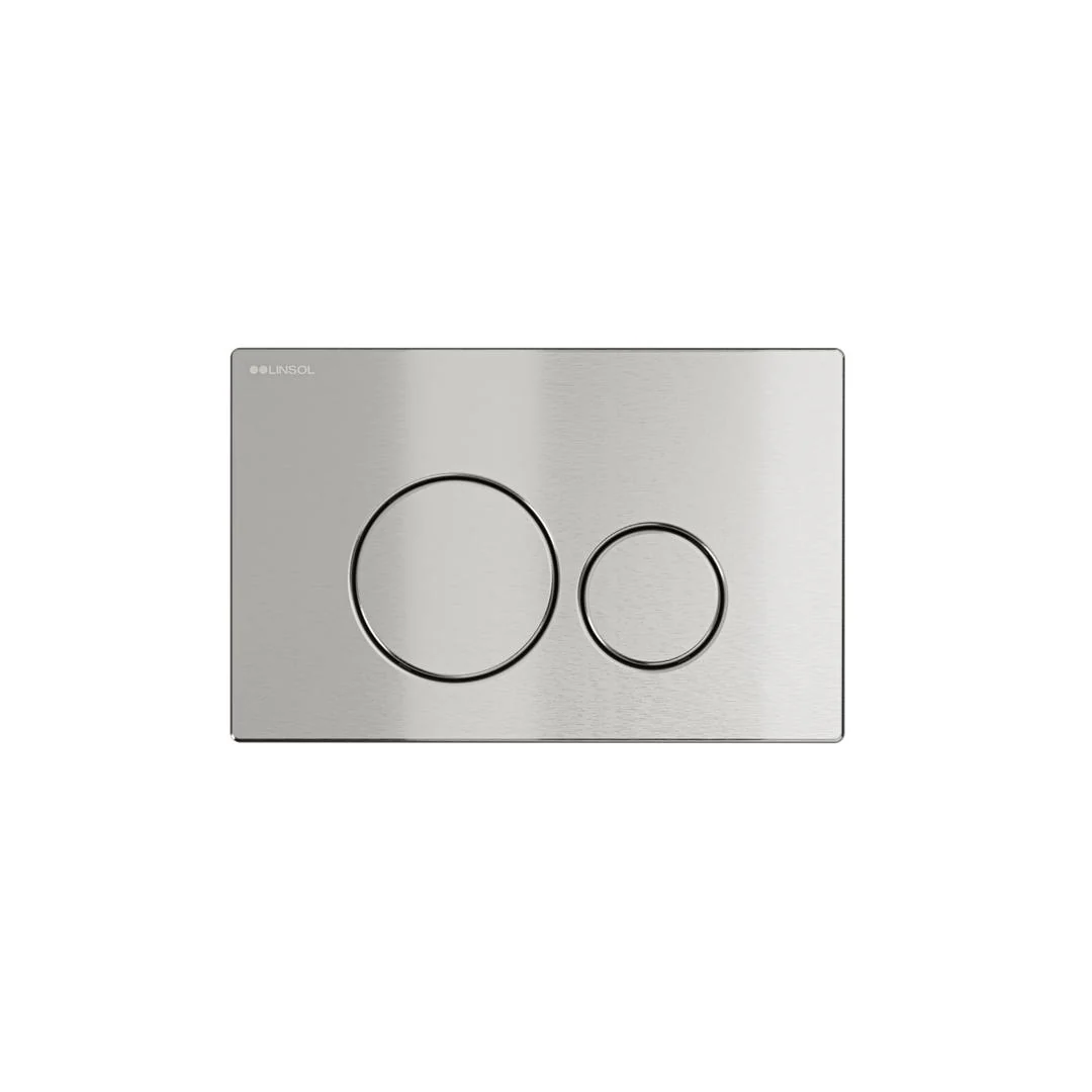 Linsol Anchor Stainless Steel Flush Plate  - Brushed Nickel