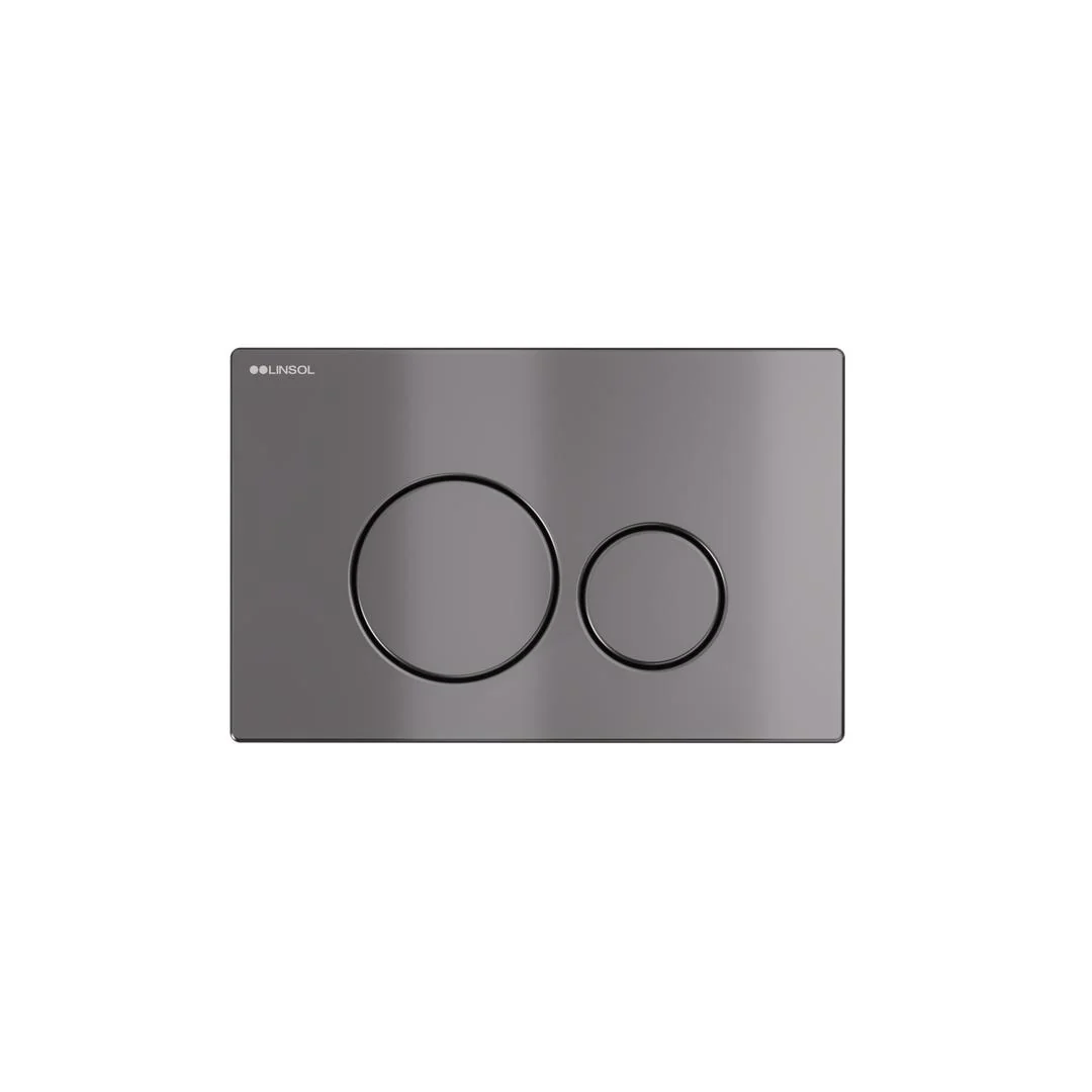 Linsol Anchor Stainless Steel Flush Plate - Gunmetal