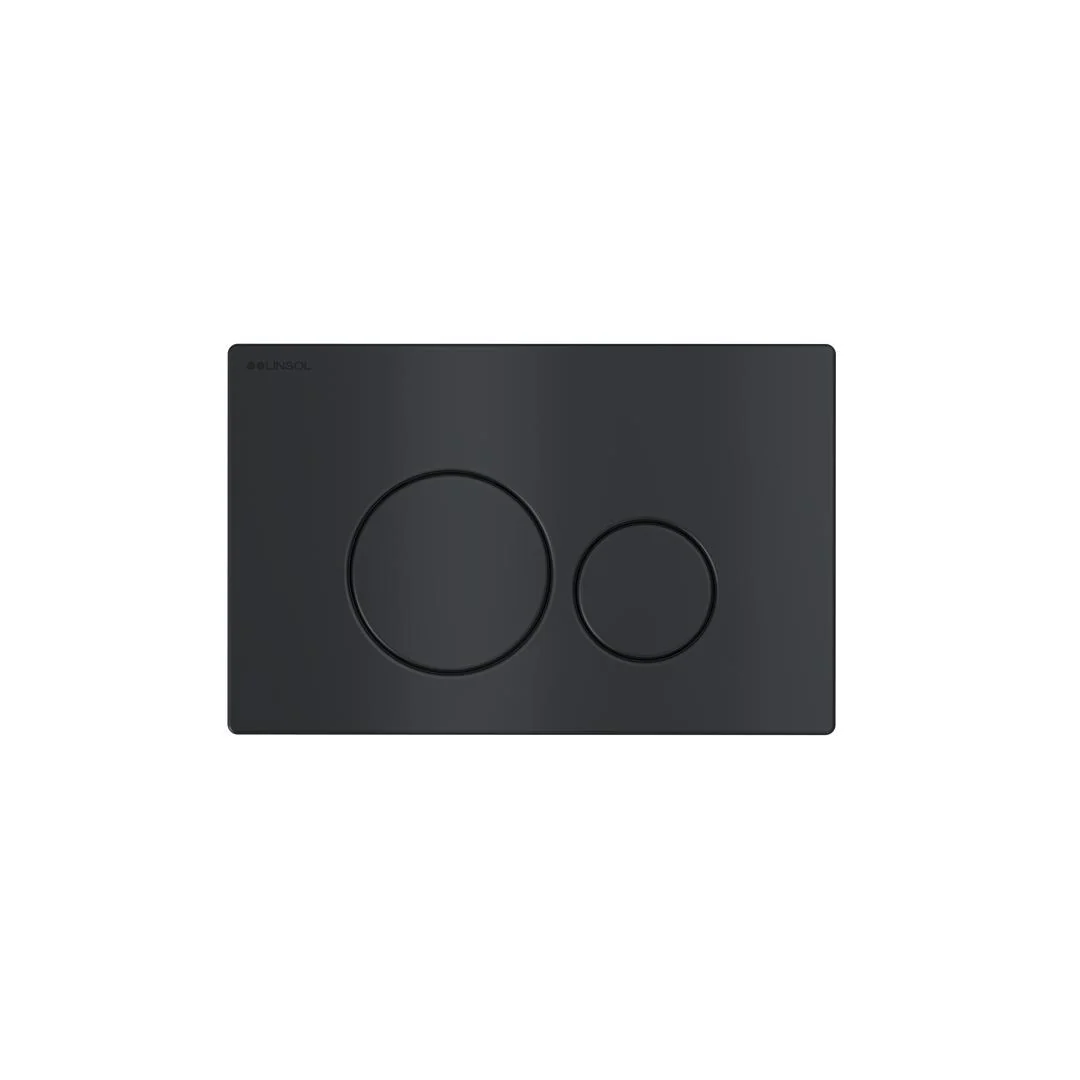 Linsol Anchor Stainless Steel Flush Plate  - Matte Black