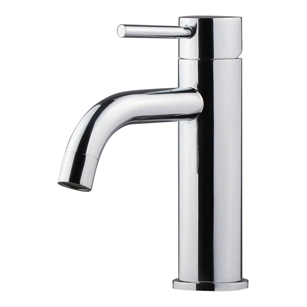 Mixx Anise Basin Mixer Curved Spout - Chrome