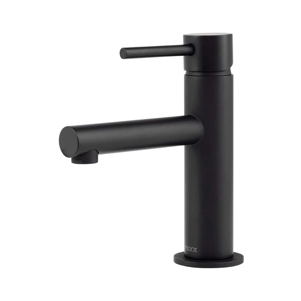 Mixx Anise Eco Basin Mixer Straight Spout - Matt Black
