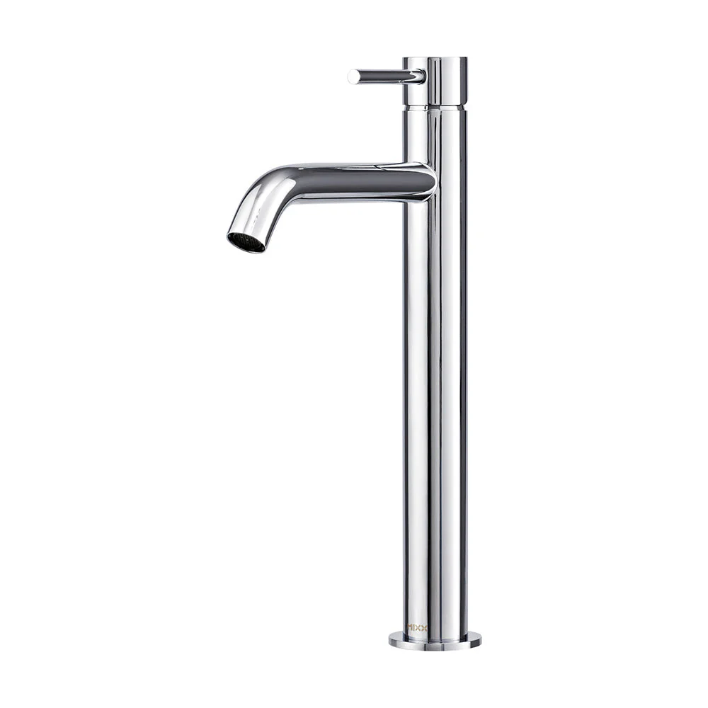 Mixx Anise Eco Tower Vessel Mixer Curved Spout - Chrome